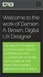 Mobile Screenshot of damienbrown.com