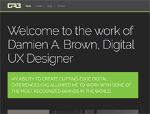 Tablet Screenshot of damienbrown.com